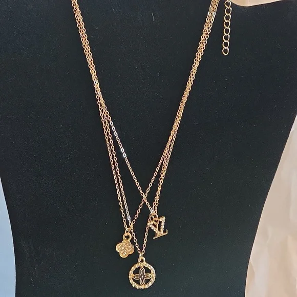 Triple Charm Necklace - Picture 4 of 5